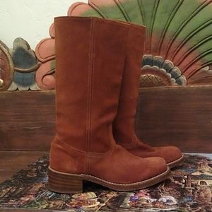 Frye suede boots